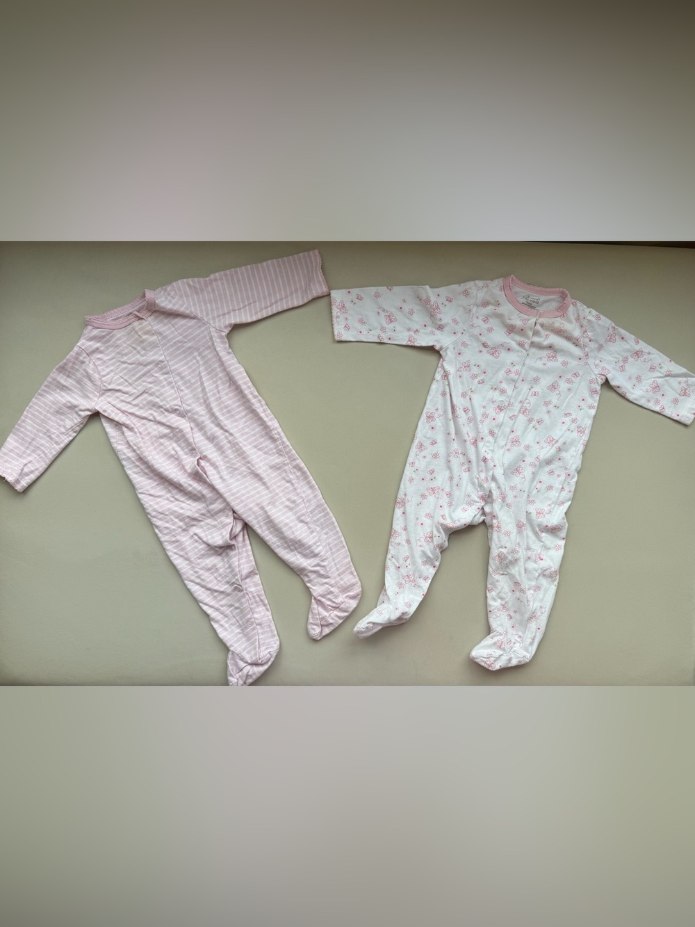 Soft Pink Footed Sleepers Set - Two-Pack Cozy Sleep Sacks